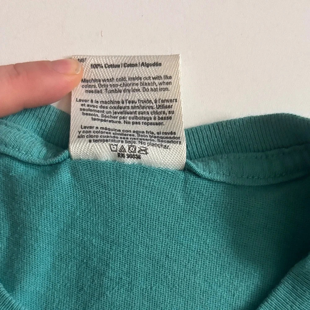 Teal Turquoise Newport Rhode Island Anchor Tee